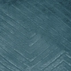 Atmosphera Coussin Fourrure 3D Geometrique Canard 45X45Cm