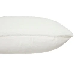 maxibazar Coussin Fourrure Jacquard Liani Ivoire 38X58Cm