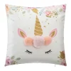 Atmosphera Coussin Licorne Pompom
