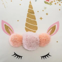 Atmosphera Coussin Licorne Pompom