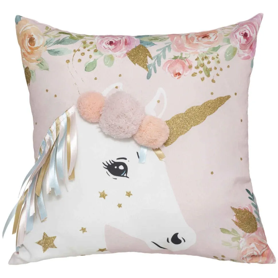 Atmosphera Coussin Licorne Rubans