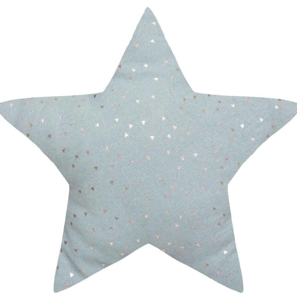 Atmosphera Coussin Oya Etoile Bleu