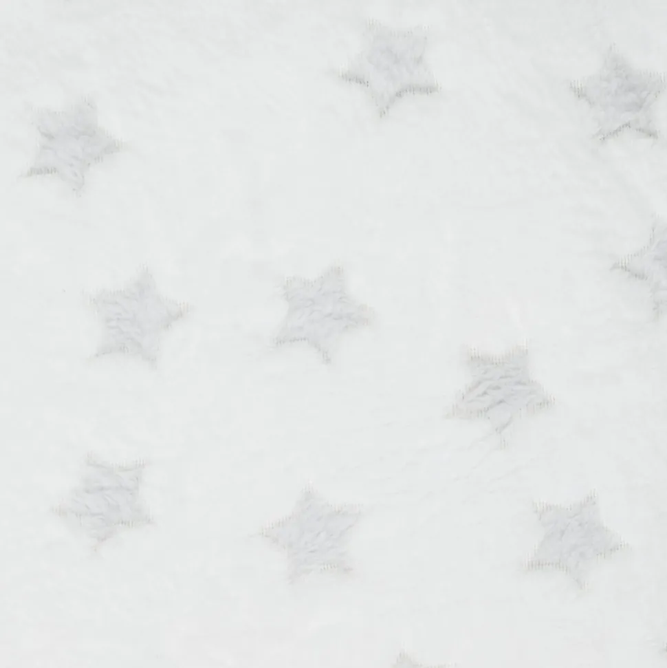 maxibazar Coussin Phosphorescent Etoile Blanc 40X40Cm