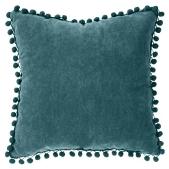 Atmosphera Coussin Pompons Canard 40X40Cm
