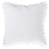 Atmosphera Coussin Pompons Ivoire 40X40Cm