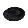 Coussin Rond Apaisant D.75X24Cm Fluffy Noir