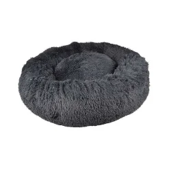 Coussin Rond Apaisant D.75X24Cm Fluffy Anthracite