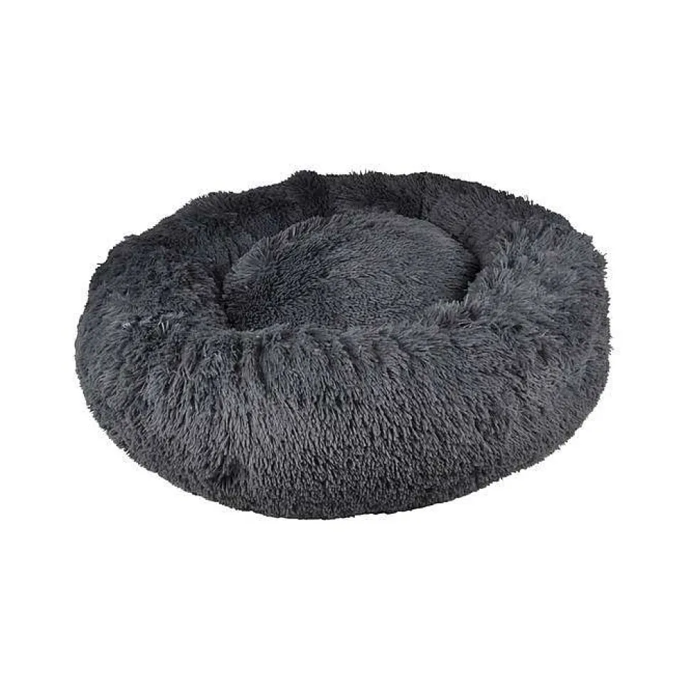 Coussin Rond Apaisant D.75X24Cm Fluffy Anthracite