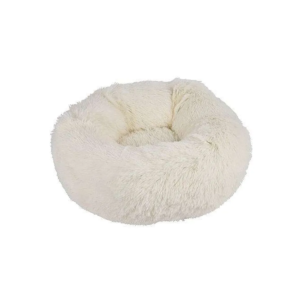 Coussin Rond Apaisant Fluffy 55X25Cm Ecru
