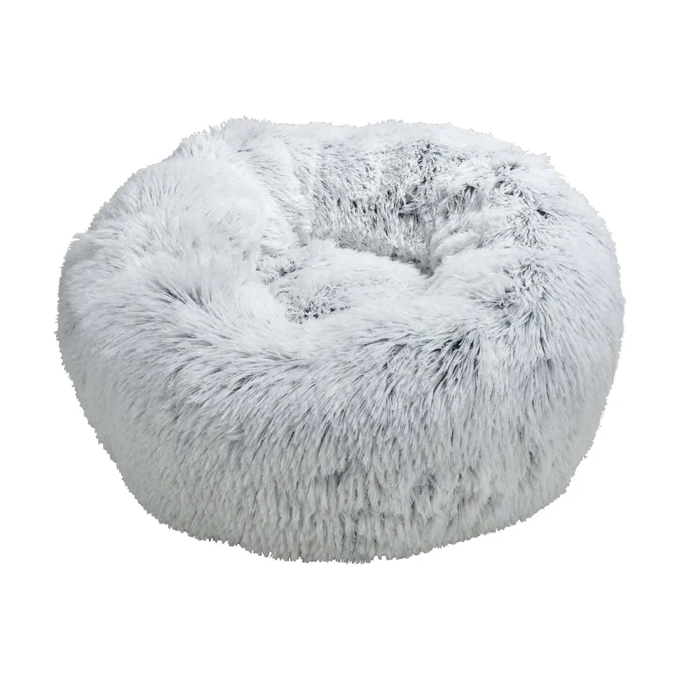 Coussin Rond Apaisant 55X25Cm Fluffy Blanc Chine