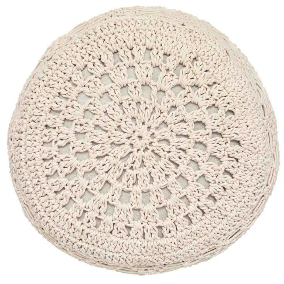 Atmosphera Coussin Sol Macram Palm D.44X18Cm