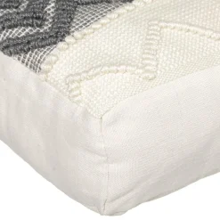 Atmosphera Coussin Sol Recycle Row Gris 48X48Cm