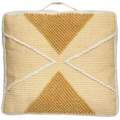 Atmosphera Coussin Sol Recycle Row Ocre 48X48Cm