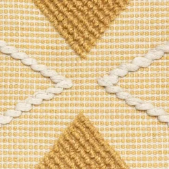 Atmosphera Coussin Sol Recycle Row Ocre 48X48Cm