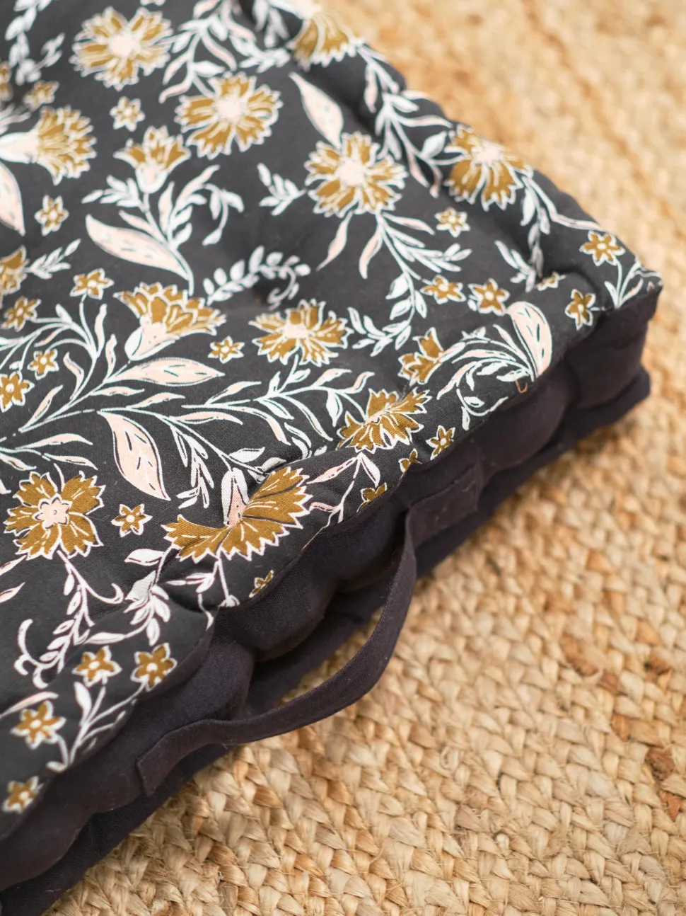 maxibazar Coussin Sol 40X40Cm Coton Japur Indies