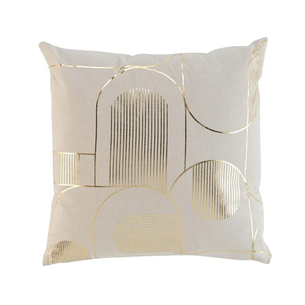maxibazar Coussin 45X45Cm Coton Imprime Metallise Seventies