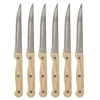 Couteau A Steak Bois X6 Pièces