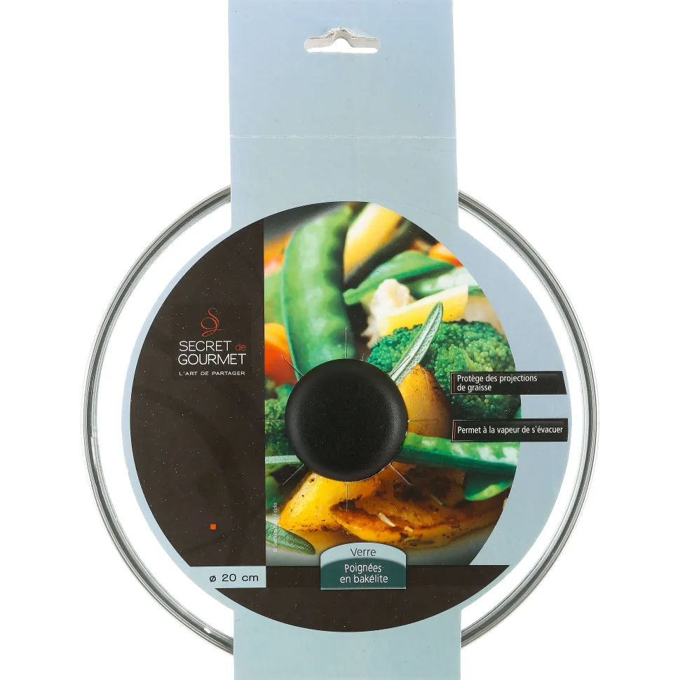 Couvercle Verre D.20Cm