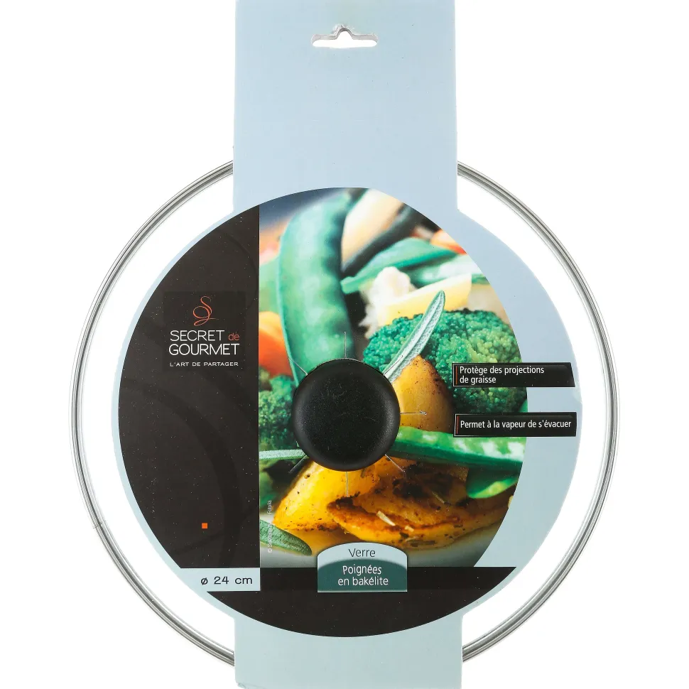 Couvercle Verre D.24Cm