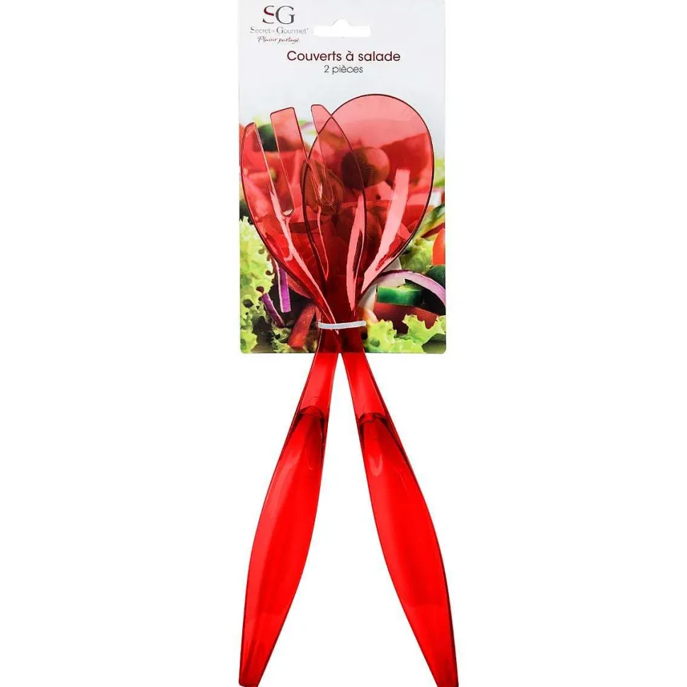 Couverts Salade Rouge