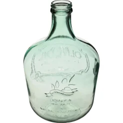 Atmosphera Dame Jeanne Verre Recycle Olive Transparent H.42Cm