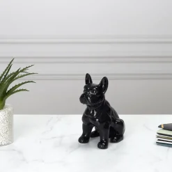 maxibazar Deco Mini Bulldog Ceramique 10Cm