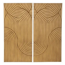 maxibazar Deco Murale Bois Marko D.80X80Cm