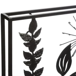 Atmosphera Deco Murale Metal Feuille 40X40Cm