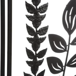 Atmosphera Deco Murale Metal Feuille 40X40Cm