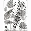 Atmosphera Deco Murale Metal Feuilles D.61X80Cm