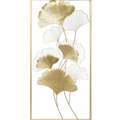 Atmosphera Deco Murale Metal Ginko D.50X100Cm