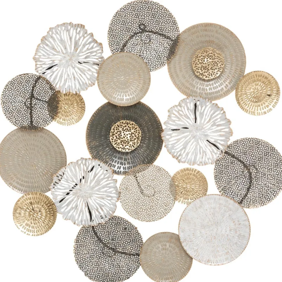 Atmosphera Deco Murale Metal Leana 80X80Cm