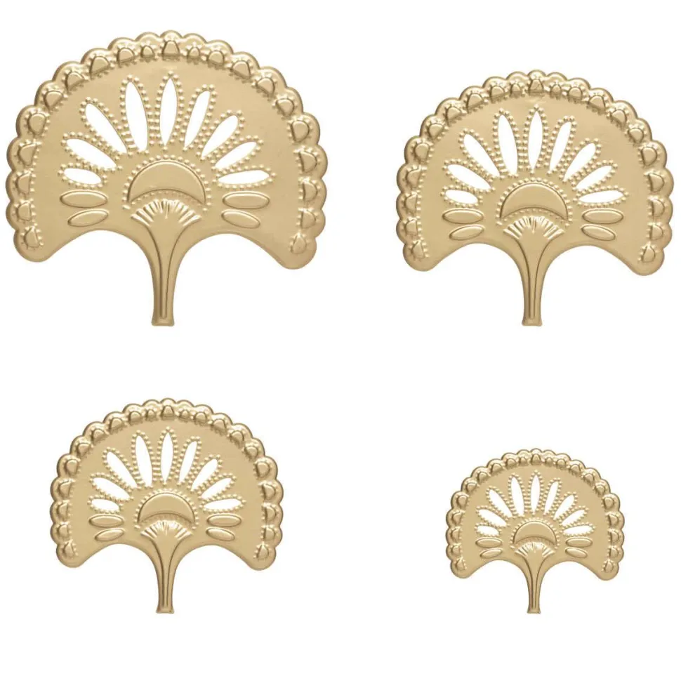 Atmosphera Deco Murale Metal Wonderly X4 Pieces