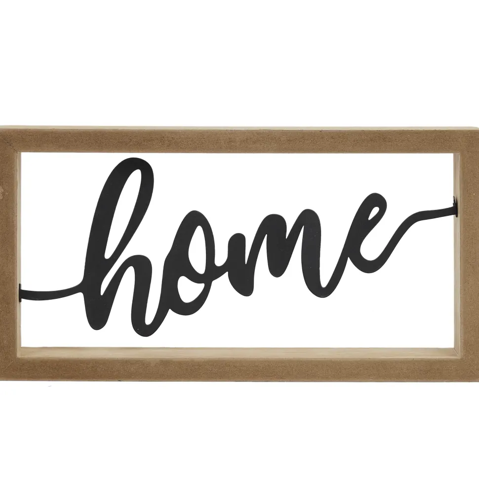 maxibazar Decoration Murale Home Cadre 25X13Cm