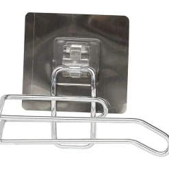 Derouleur Wc Acier Inoxydable Sur Carte Adhesive 3M Chrome