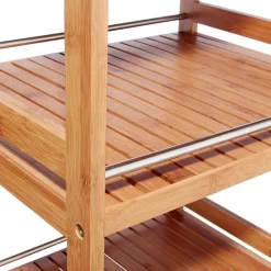 Desserte 3 Tablettes Bambou