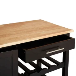 Desserte Claude Noir D.100X47.8X87.3Cm