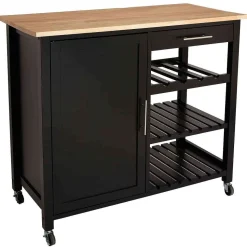 Desserte Claude Noir D.100X47.8X87.3Cm