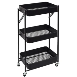 Desserte Pliante Noir