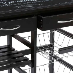 Desserte Verre Gustaf Noir