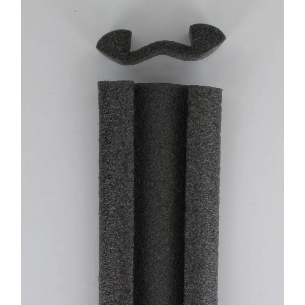 maxibazar Dessous De Porte Double Bourrelet 93 Cm Noir