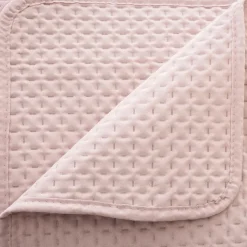 Atmosphera Dessus De Lit Et 2 Taies Dolce Rose Poudre 260X240Cm