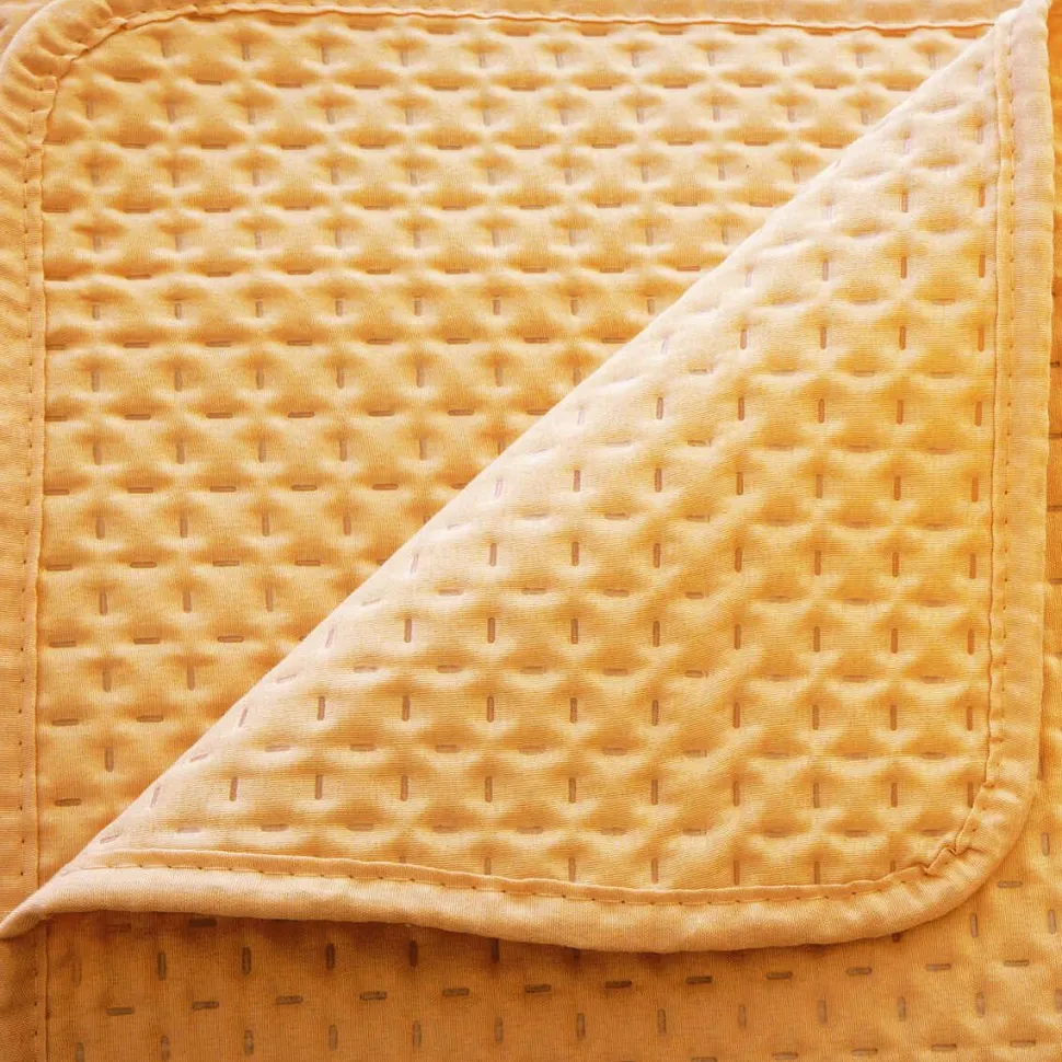 Atmosphera Dessus Lit Dolce 240X260Cm 2 Taies Ocre