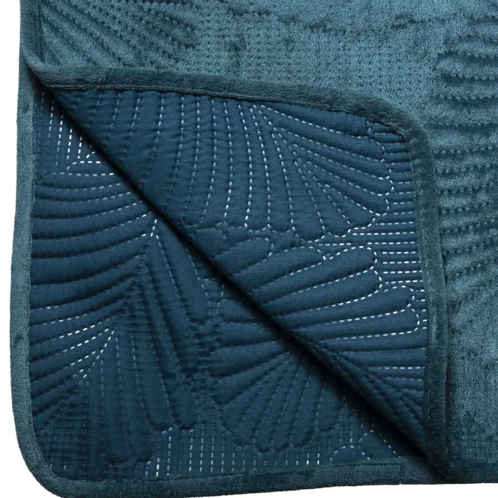 Atmosphera Dessus Lit Velours Feuille Canard 240X260Cm