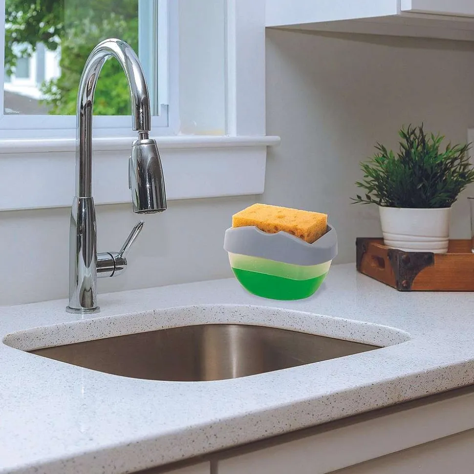 Distributeur De Savon Porte Eponge