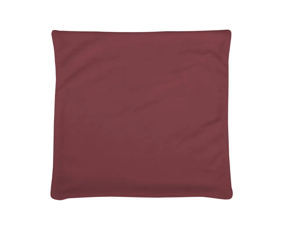 maxibazar Doudou Housse Coussin 40X40Cm Marsala