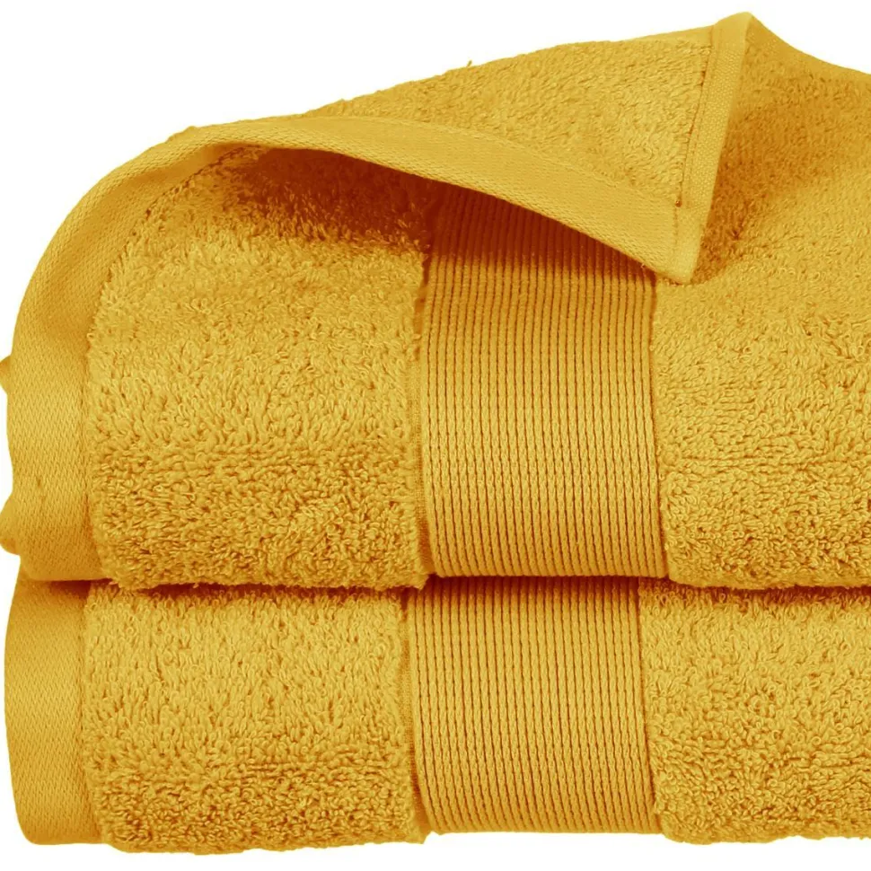 Atmosphera Drap Bain 450Gr Ocre 100X150Cm