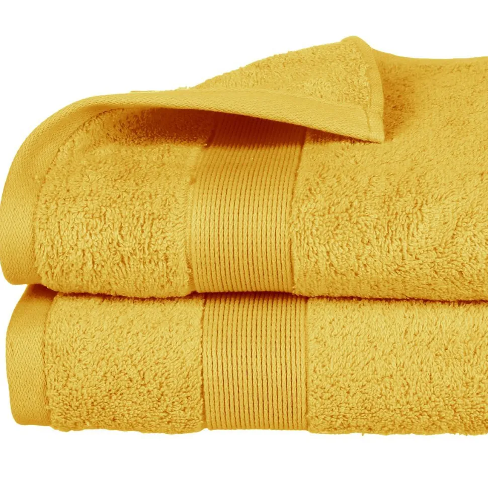 Atmosphera Drap Douche 450Gr Ocre 70X130Cm