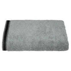 Atmosphera Drap Douche Joia 550Gr Gris Fonce 70X130Cm