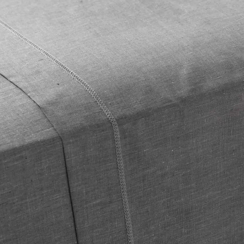 maxibazar Drap Plat 1 Personne 180X290Cm Actually Gris